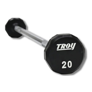 Troy 12-Sided Fixed Urethane Barbells & Rack - Buy & Sell Fitness