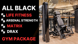 All *BLACK* Life Fitness Insignia / Hammer Strength / Arsenal / Matrix Strength Gym Package + Cardio + Free Weight - Buy & Sell Fitness