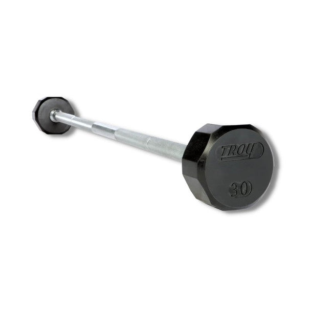 Troy (20-110 lb) 12-Sided Rubber Barbell Set - Buy & Sell Fitness