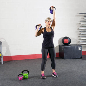 Body-Solid Vinyl Dipped Kettlebells Sold individually and in Sets - Buy & Sell Fitness