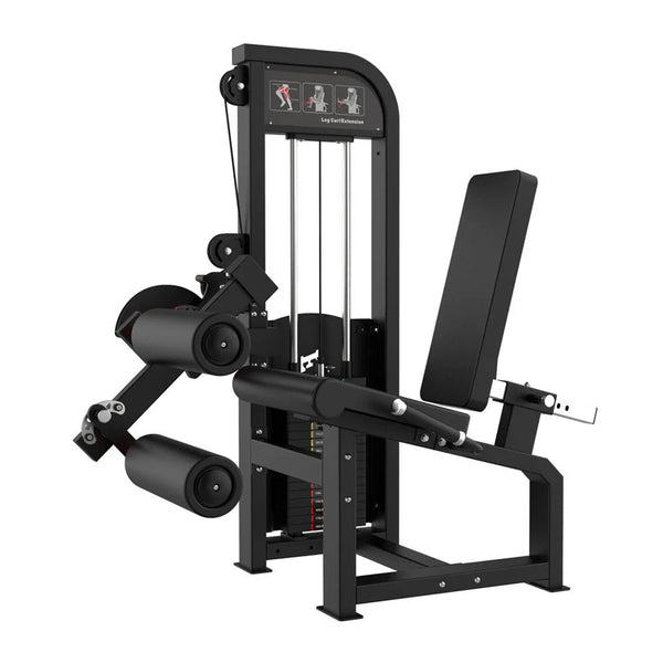 Excel Leg Extension/ Seated Leg Curl Combo - Muscle D Fitness - Selectorized Leg Machine - Simple Adjustments - Buy & Sell Fitness