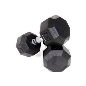 Troy VTX (3-25 lb) Rubber Dumbbells w/ Rack - Buy & Sell Fitness