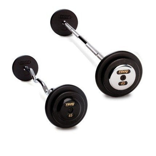 Troy Black Pro-Style Fixed Barbells - Buy & Sell Fitness