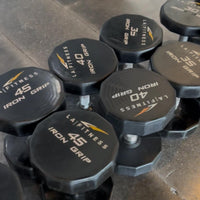 Iron Grip Urethane 5-50lb Dumbbell Set (15 Pairs 690lbs) - Buy & Sell Fitness
