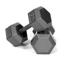 Troy (5-100 lb) Hex Dumbbell Set w/ Rack - Buy & Sell Fitness

