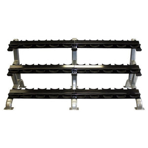 Troy (5-75 lb) Urethane Dumbbell Set w/ Rack - Buy & Sell Fitness