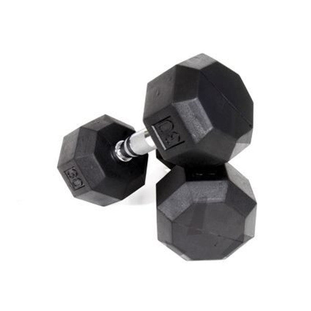Troy VTX 8-Sided Rubber Dumbbells - Buy & Sell Fitness