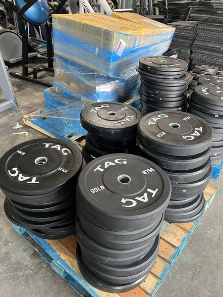 Tag Fitness Bumper Plates (2080lbs) - Buy & Sell Fitness