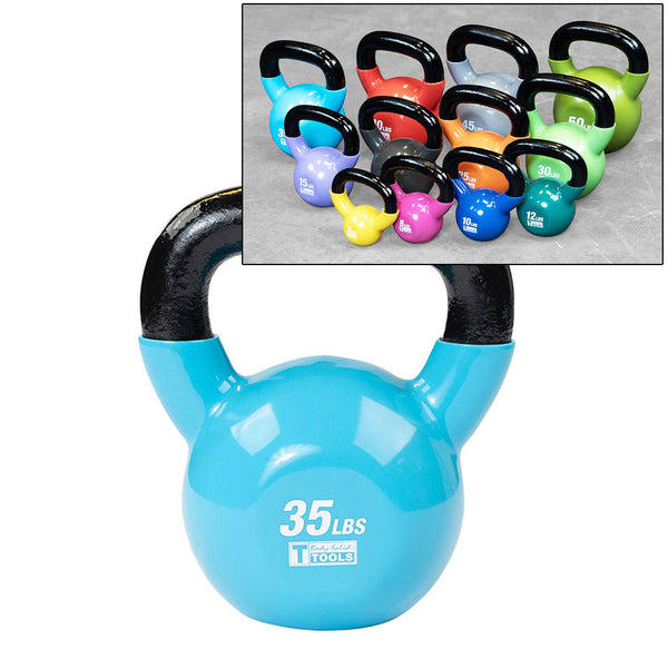 Body-Solid Vinyl Dipped Kettlebells Sold individually and in Sets - Buy & Sell Fitness